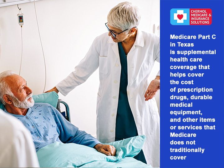 Doctor consulting happy senior man patient on hospital bed. Healthcare and medical insurance concept